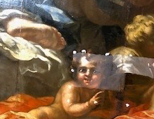 Plafondmålning fotograf: Kristin Fyrand